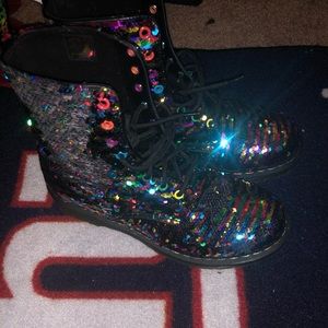 Dr. Martens with beanie